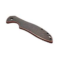 Kershaw Emerson CQC 6K/7K maple handle scales - Classic V2 Dark Cherry / hand-painted