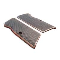 Tanfoglio Large Frame Medium Maple Grips - Classic V2 Dark Cherry / Hand-painted