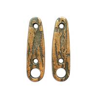 ESEE Izula 2 maple handle scales - Roughness Bronze / hand-painted