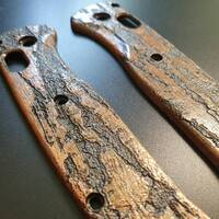 Roughness Bronze - Benchmade Bugout 535 Knife Scales by Svechnikov Knives