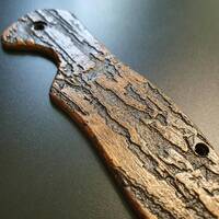 Kershaw Emerson CQC 6K/7K maple handle scales - Roughness Bronze / hand-painted