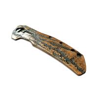 Zero Tolerance ZT 0308 maple handle scales - Roughness Bronze / hand-painted