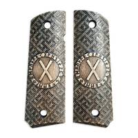 1911 full-size maple grips - Rune Gebo / hand-painted