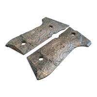 Santa Muerte Black - Beretta 92, 92A1, 92G, 92FS, 96, 96A1, 98FS, 98A1, M9, M9A1 Grips