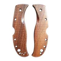 Spyderco RockJumper/LeafJumper walnut handle scales - Traditional / hand-painted