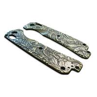 Wild Thickets Green - Benchmade Grizzly Ridge 15061 Knife Scales by Svechnikov Knives