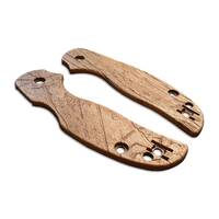 Spyderco Sage 5 maple handle scales - Wood Bark (3166) / hand-painted
