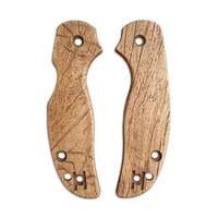 Spyderco Sage 5 maple handle scales - Wood Bark (3166) / hand-painted