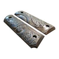 1911 Full-Size Maple Grips - Yin Yang Dragon / Hand-painted