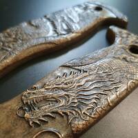 Yin Yang Dragon - ESEE Model 5, Model 6 Knife Scales by Svechnikov Knives