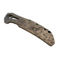 Zero Tolerance ZT 0308 maple handle scales - Alduin's Wall (3169) / hand-painted