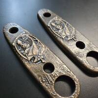 ESEE Izula 2 maple handle scales - Catrina / hand-painted