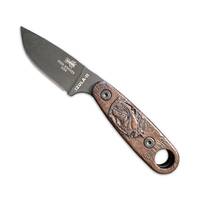 ESEE Izula 2 walnut handle scales - Catrina Dark / hand-painted