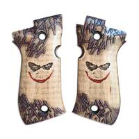 Joker Ha-Ha-Ha Purple - Beretta 81BB, 81F, 81FS, 84BB, 84F, 84FS, 84FS Cheetah Grips