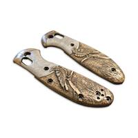 Moon Raven - Benchmade Mini Griptilian 555, 556 Knife Scales by Svechnikov Knives