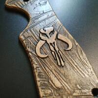 Mythosaur Skull - Kershaw Emerson CQC 6K, 7K Knife Scale by Svechnikov Knives