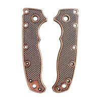 Demko AD20.5 maple handle scales - Classic V2 Dark Cherry / hand-painted