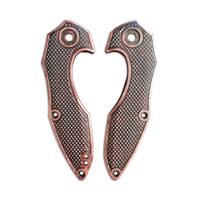 Old Classic Dark Cherry - Kizer Minitherium Knife Scales by Svechnikov Knives