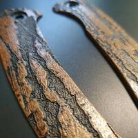 Artisan Cutlery Arroyo Maple Scales - Roughness Bronze / Hand-painted