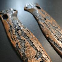 Benchmade Barrage 580 Maple Scales - Roughness Bronze / Hand-painted