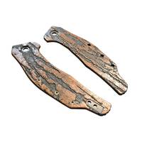 Zero Tolerance ZT 0357 maple handle scales - Roughness Bronze / hand-painted