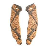Zero Tolerance ZT 0357 maple handle scales - Snake Skin Rattlesnake (3166) / hand-painted