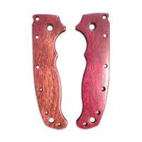 Demko AD20.5 amaranth handle scales - Traditional / hand-painted