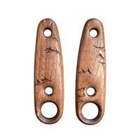 ESEE Izula 2 walnut handle scales - Traditional Cracks / hand-painted