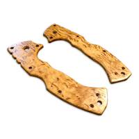 Cold Steel 4-Max Scout karelian birch handle scales - Traditional / hand-painted