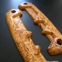 Traditional Karelian Birch - Extrema Ratio Fat Boy Knife Scales by Svechnikov Knives