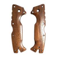 Cold Steel AD-10 walnut handle scales - Traditional / hand-painted