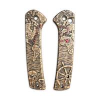 Treasure Map - CIVIVI Conspirator Knife Scales by Svechnikov Knives