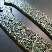 Wild Thickets Green - CIVIVI Conspirator Knife Scales by Svechnikov Knives