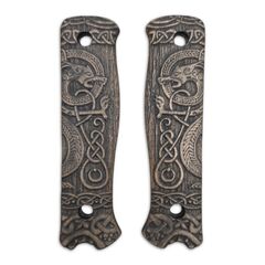Celtic Gates (3169) - Fällkniven A1X, A1XB Knife Scales by Svechnikov Knives