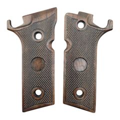 Classic V2 Walnut Dark Emblemmed (15mm) - Beretta 92XI, 92GTS Grips