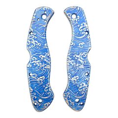 Japan Wave - Spyderco Civilian Knife Scales by Svechnikov Knives