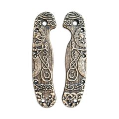 Celtic Gates - Ontario RAT-2 Knife Scales by Svechnikov Knives