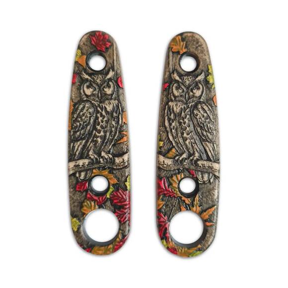 Autumn Owl - ESEE Izula-2 Knife Scales by Svechnikov Knives