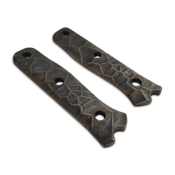 Fällkniven S1X maple handle scales - Crack V2 (3169) / hand-painted