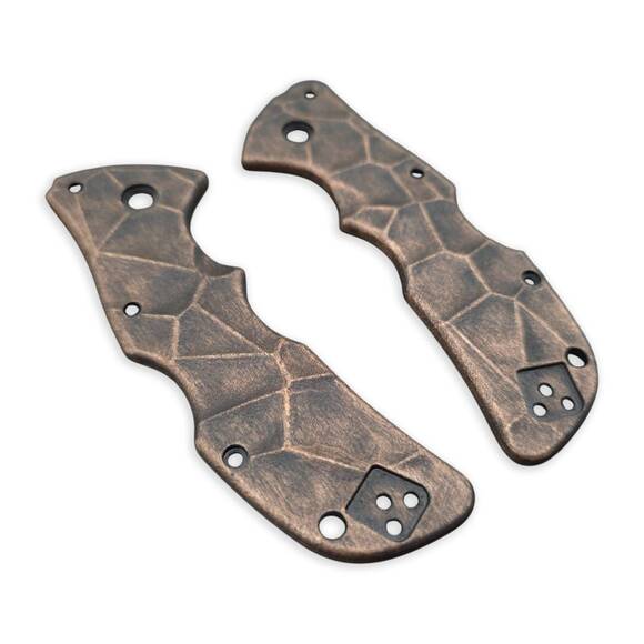 Cold Steel Mini Recon-1 maple handle scales - Crack V2 (3169) / hand-paintedCold Steel Mini Recon-1 maple handle scales - Crack V2 (3169) / hand-painted