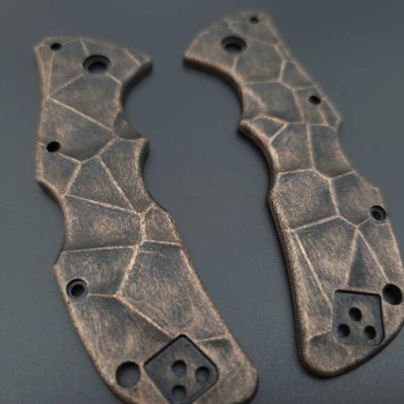 Crack V2 (3169) - Cold Steel Mini Recon-1 Knife Scales by Svechnikov Knives