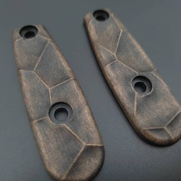 Ka-Bar Becker Eskabar BK14 maple handle scales - Crack V2 (3169) / hand-painted