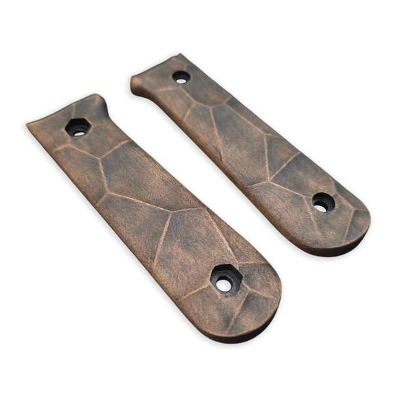 Ka-Bar Becker Kephart BK62 maple handle scales - Crack V2 (3169) / hand-painted