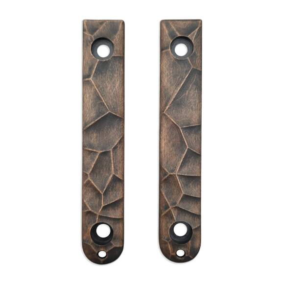 Ka-Bar Model 4 EK44/EK45 maple handle scales - Crack V2 (3169) / hand-painted