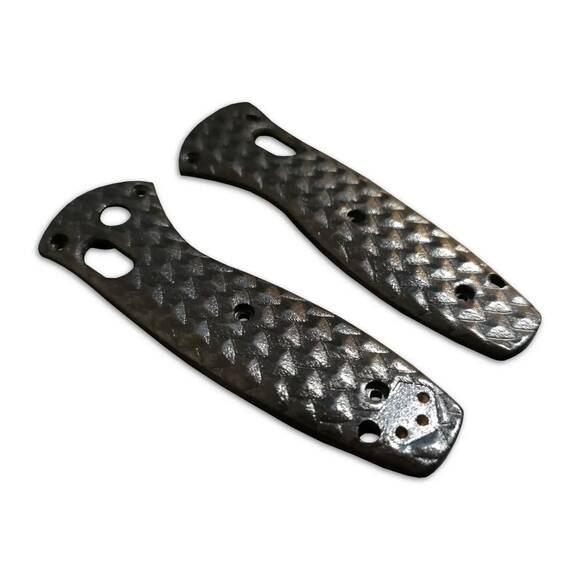 Dragon Scales Black - Benchmade Mini Barrage 585 Knife Scales by Svechnikov Knives