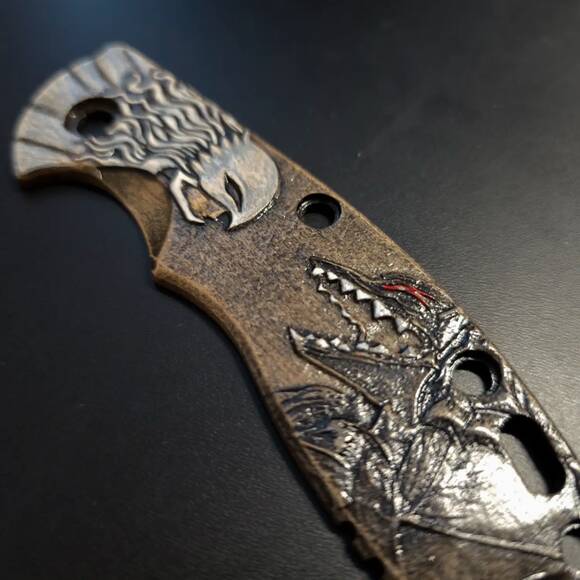 Guts VS Griffith - Hinderer XM-18 3.5 Knife Scale by Svechnikov Knives