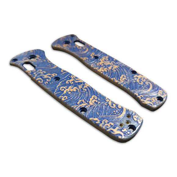 Benchmade Bailout 537 Maple Scales - Japan Wave / Hand-painted
