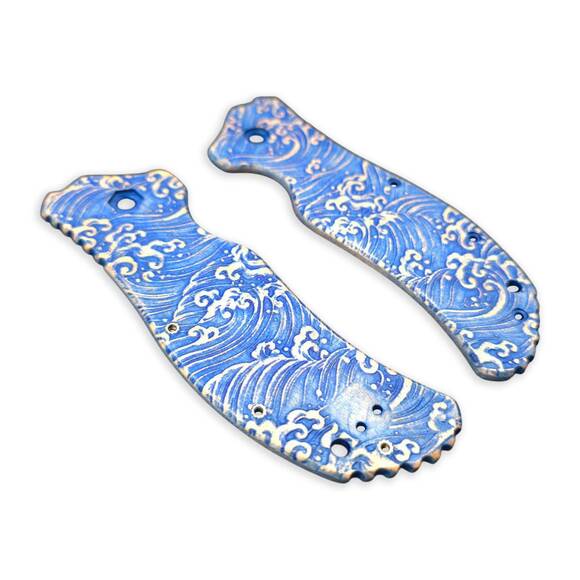 Japan Wave - Zero Tolerance ZT 0350 Knife Scales by Svechnikov Knives