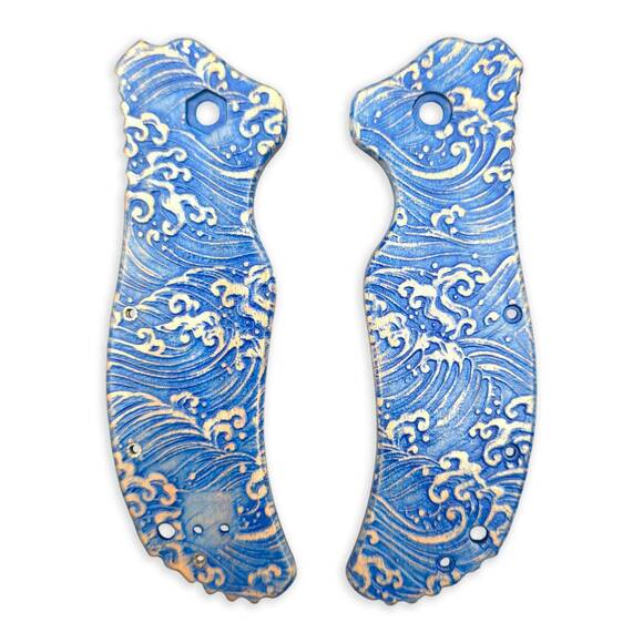 Japan Wave - Zero Tolerance ZT 0350 Knife Scales by Svechnikov Knives