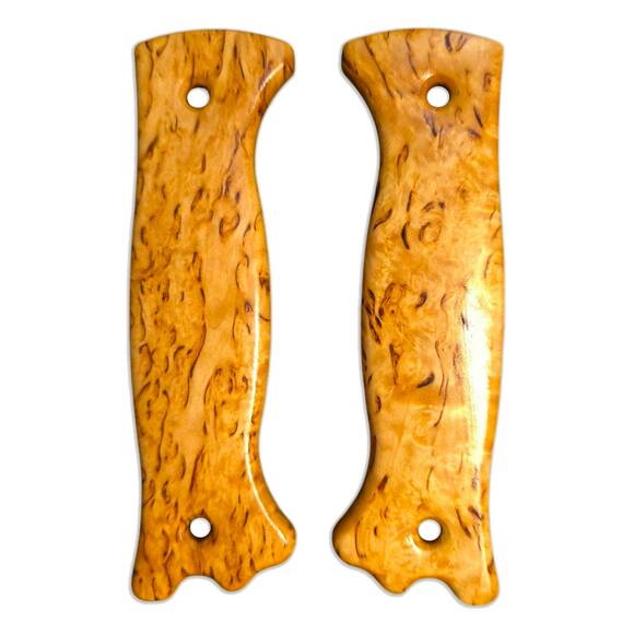Varusteleka Skrama 200 karelian birch handle scales - Traditional / hand-painted